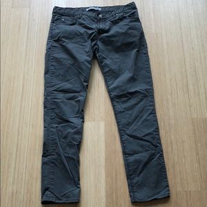 J. Lindbergh “Kirk” 5 pocket skinny stretch grey